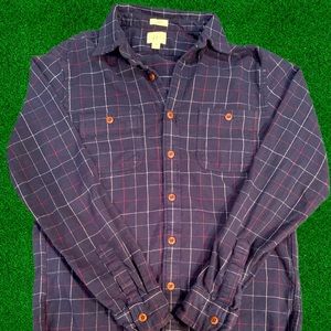 J.CREW BUTTON DOWN FLANNEL